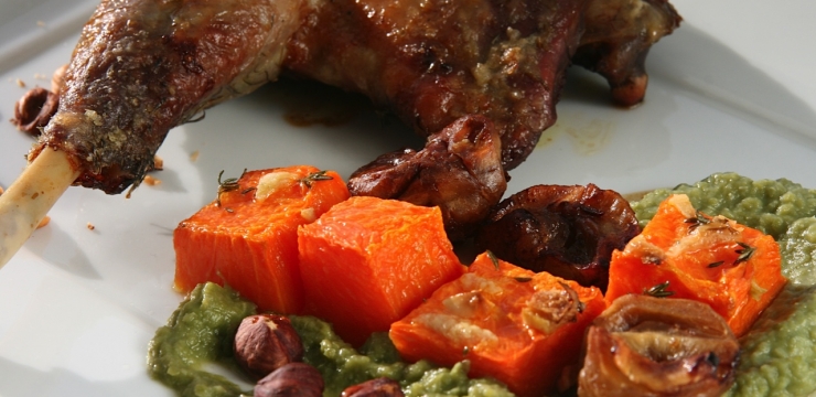 Cuisses de pintade automnales