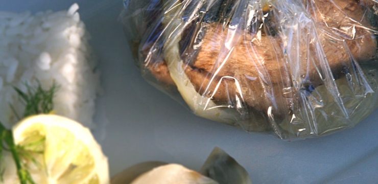 Papillotes de poulet au fenouil et citron