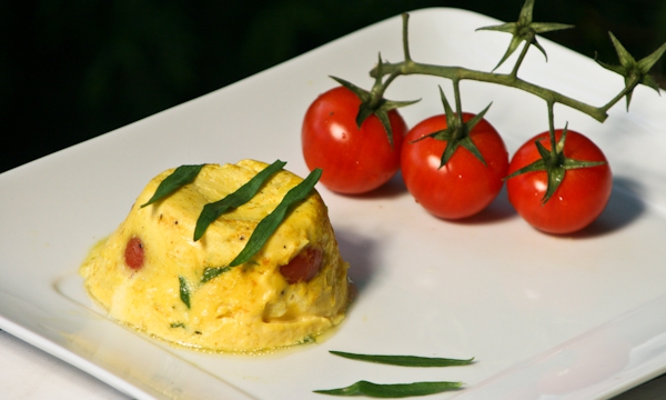 Petits flans au crabe et à l’estragon