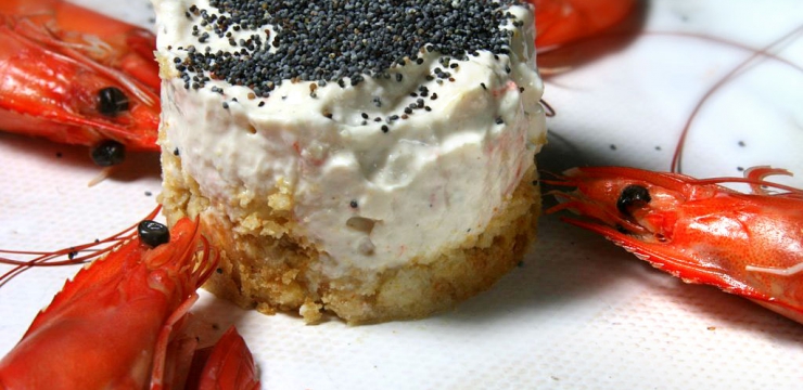Cheesecake de crevettes