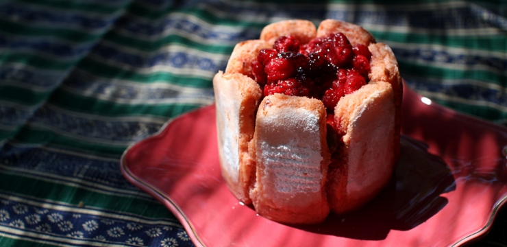 Charlotte chocolat-framboise