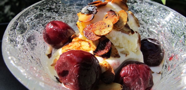 Glace au lait d’amande